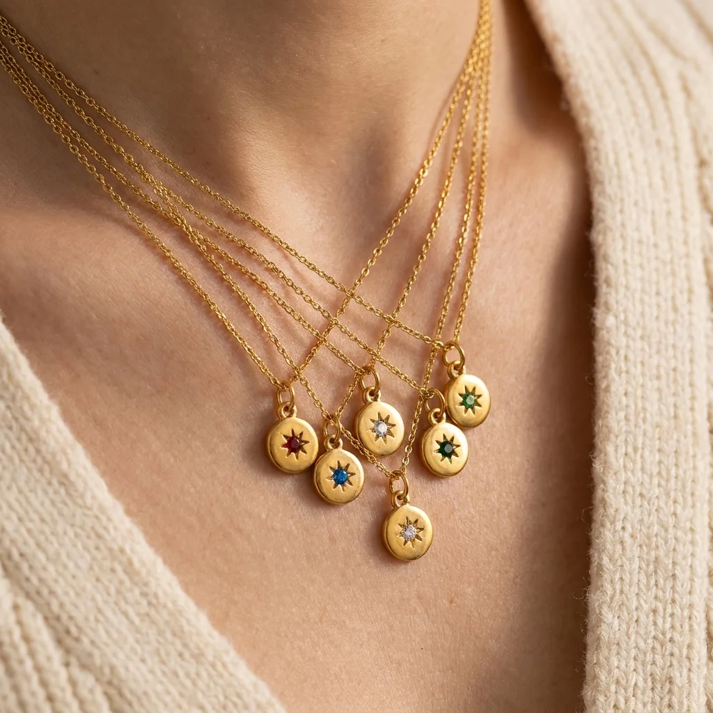 3 Stück modische und farbenfrohe Dezember-Sonne-Anhänger aus 316er Edelstahl, wasserdicht, farberhaltend, DIY-Anhänger für Schmuck