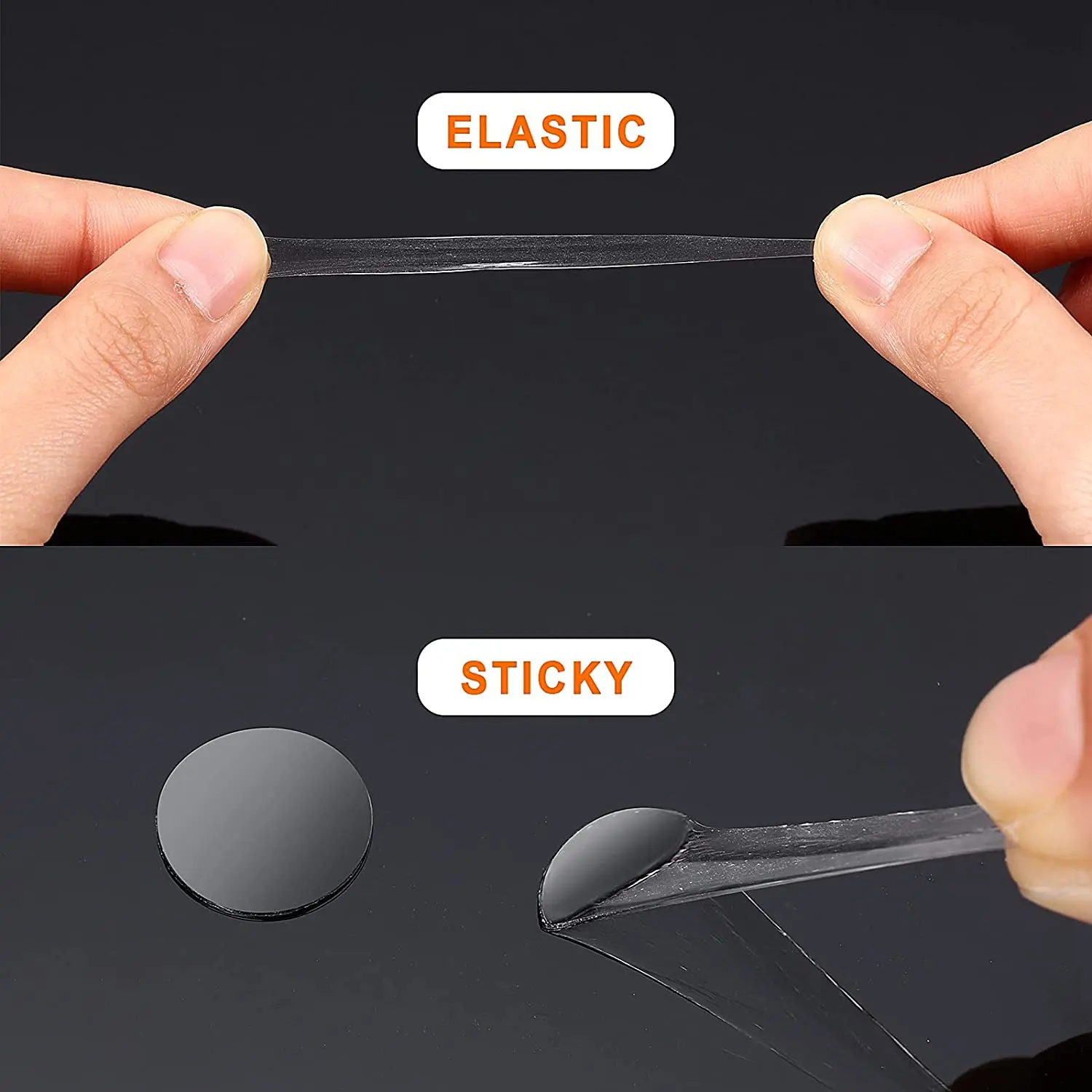 10/15/20/30/40mm Double Sided Adhesive Tape Dots Transparent Round Acrylic No Traces Strong Waterproof Dot Sticker Fit Craft DIY 2
