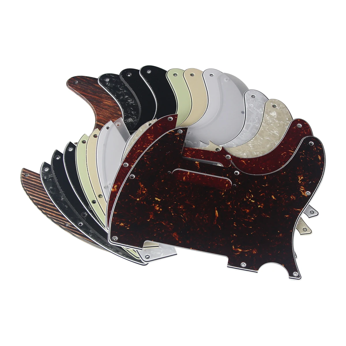 

FLEOR 1pcs TL Pickguard Electric Guitar Scratch Plate 8 Holes for US/Mexico TL Guitar Accessories
