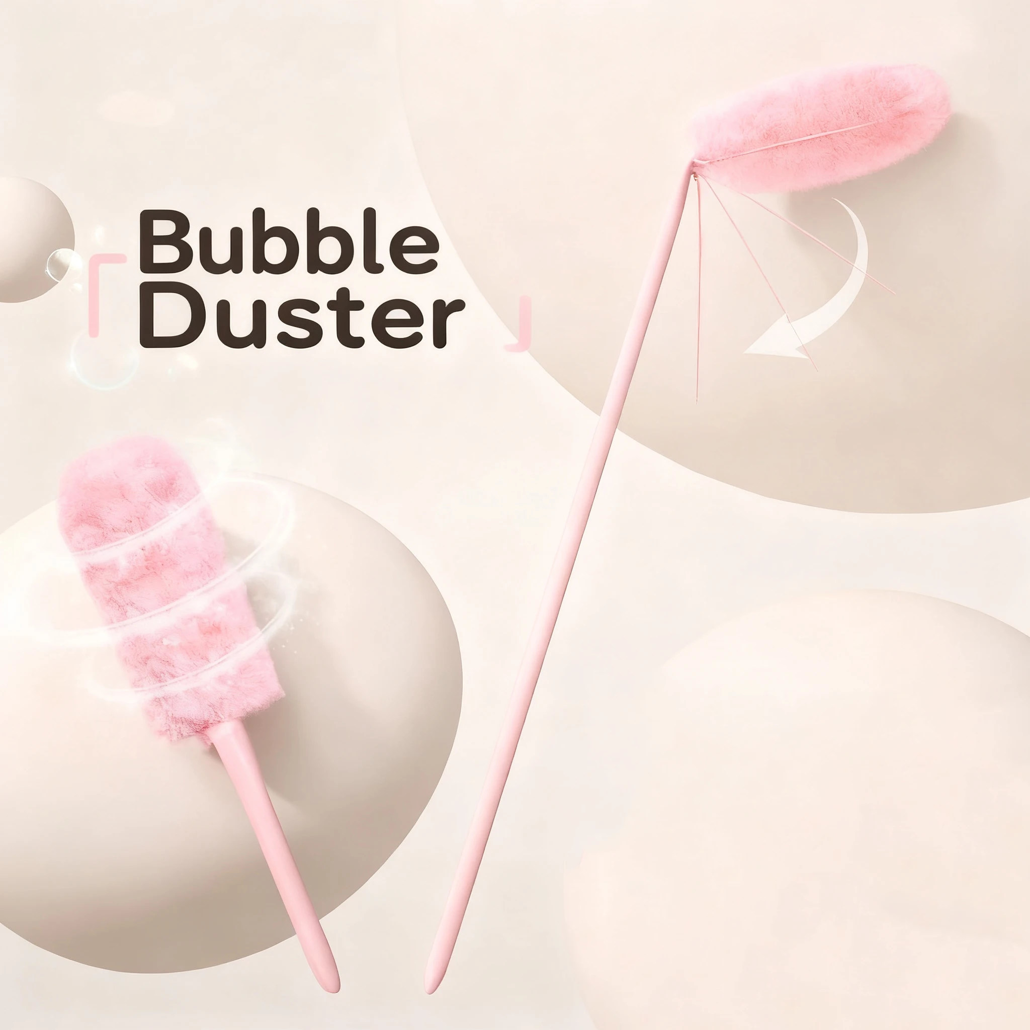 Adjustable Pack of 1/5 Duster Cloths with Telescopic Handle for Pet Hair/Dust Reusable Dust Cloths Set for Household and Cleanin