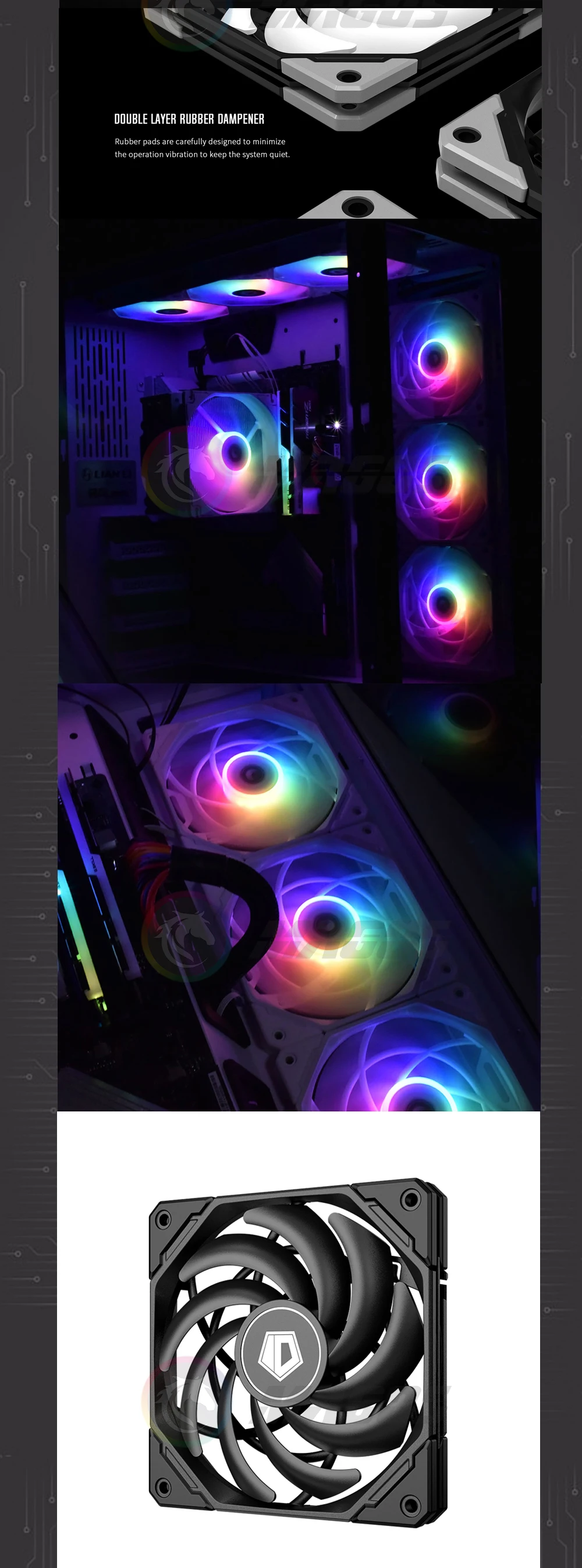 água PC Gamer DIY Gabinete MOD Computador Fino Ventilador