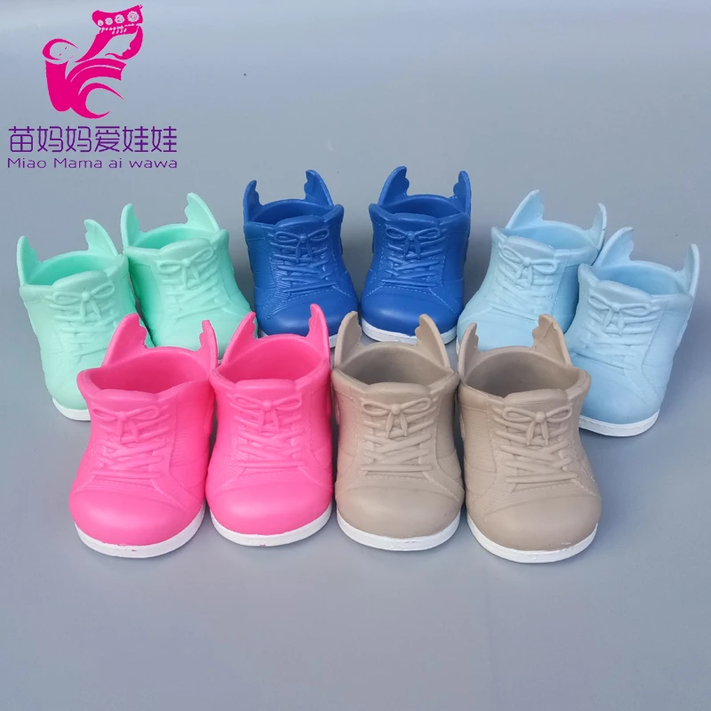 43cm Baby Bona Doll Shoes Boots Green Blue Pink Doll Sneaker Accessories