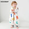 Baby Sleeping Bag Sleeveless 3-25Months Baby Sleepsack Cute Dinosaur Sleepwear Autumn Flannel Warm Comfortable Kids House Wear 1