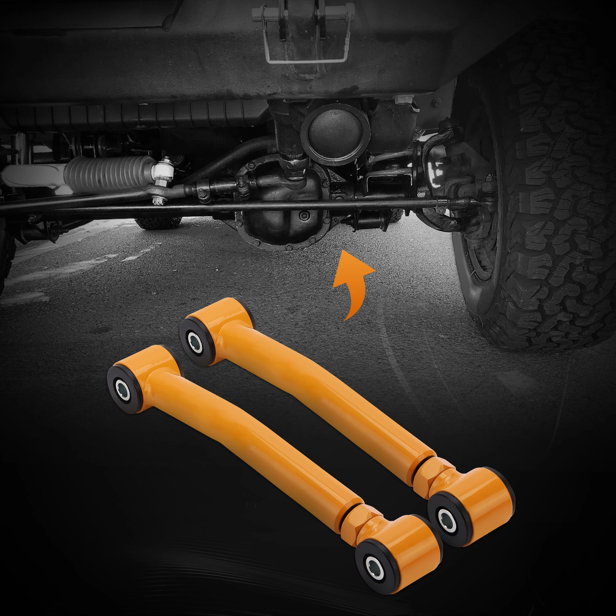 Front Lower Adjustable Control Arms For Jeep Wrangler TJ 9706
