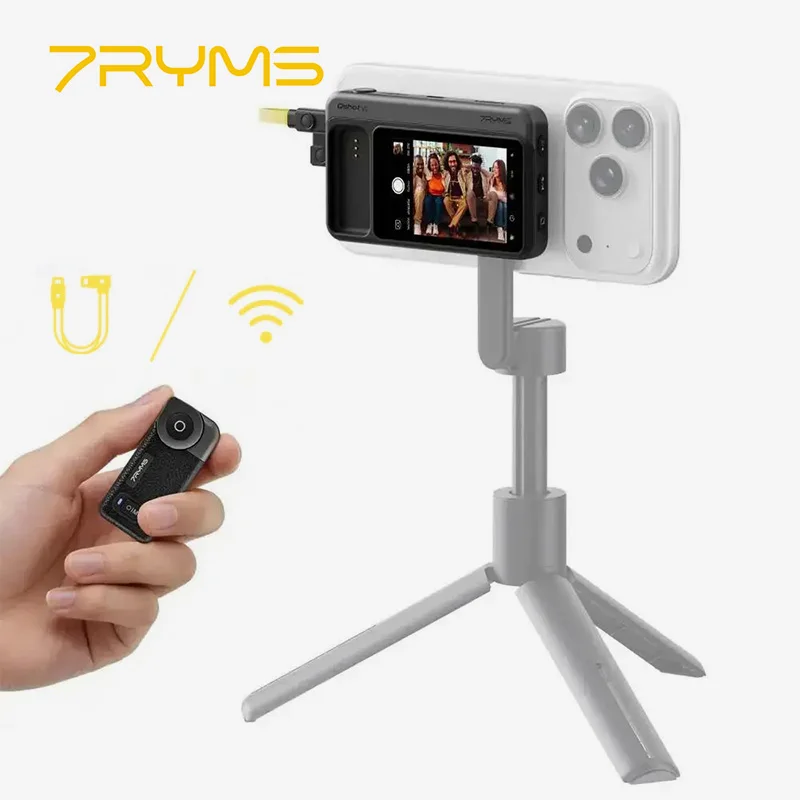 7RYMS Qshot V2 V2 pro 휴대폰 셀카 모니터 3.1인치 IPS 디스플레..