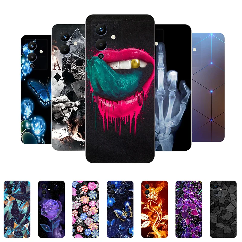 Per Infinix Note 12 Pro 5G Custodia X671B Paraurti Tpu Cover Posteriore Morbida In Silicone Per Infinix Note 12 5G Custodia Note12 Pro 5G Funda Cartoo
