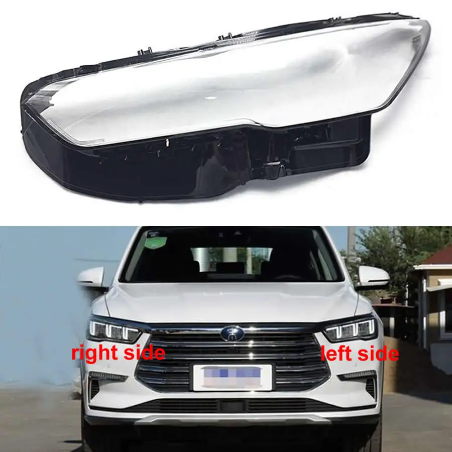 

For BYD Song Pro 2019 2020 Front Headlight Cover Transparent Headlamp Lamp Shell Replace Original Lampshade Plexiglass
