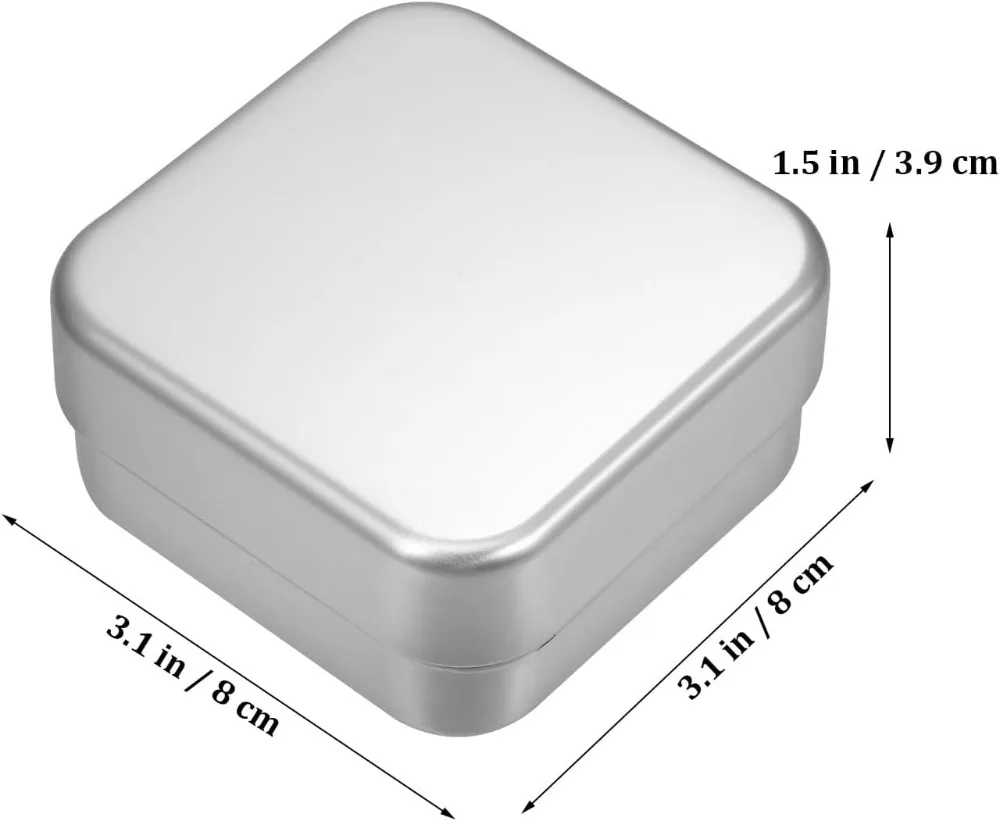 Tragbare Doppelschichtige Aluminium-Seifenschale mit Deckel und Abflussdesign, Seifenbox für Reisen, Hotel, Badezimmer, Outdoor-Seifenhalter – Detail 1