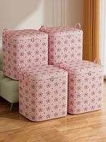 Foldable Storage Bag Clothes Storage Bag Wardrobe Dustproof Closet Organizer Organizer With Handle Quilt Blanket Pillow Storage 2