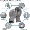 Anti-cut Outdoor Fishing Gloves Knife Cut Resistant Protection Fishing Hunting Gloves Steel Wire Mesh Gloves Fishing Tools 4