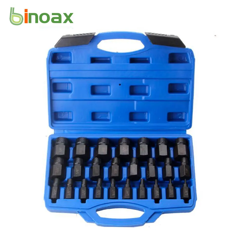 Binoax Screw Extractor Set With Box 25pcs Hex Head Multispline Bolt