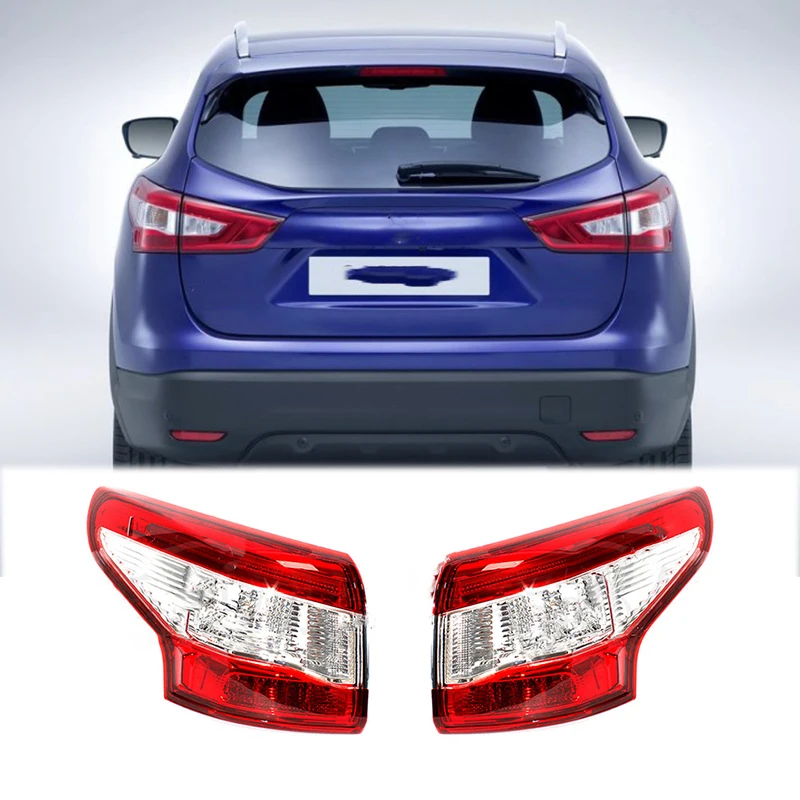 リアフォグランプ 左/右サイドテールランプ用の日産用のキャシュカイ J10 2008 〜 2015 リアテールライトブレーキランプ付 車のテールライト  テールライト用の日産用のキャシュカイ 2008-2015 EU バージョンリアブレーキライトターン信号フォグランプ サードブレーキ ... リアライト 用の日産 用のキャシュカイ J10 2007-2013 リアバンパーリフレクター フォグテールライト