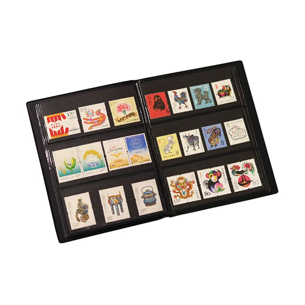 20 Sheets Stamps Collection Album Empty Stamps Storage Collection Organise Album