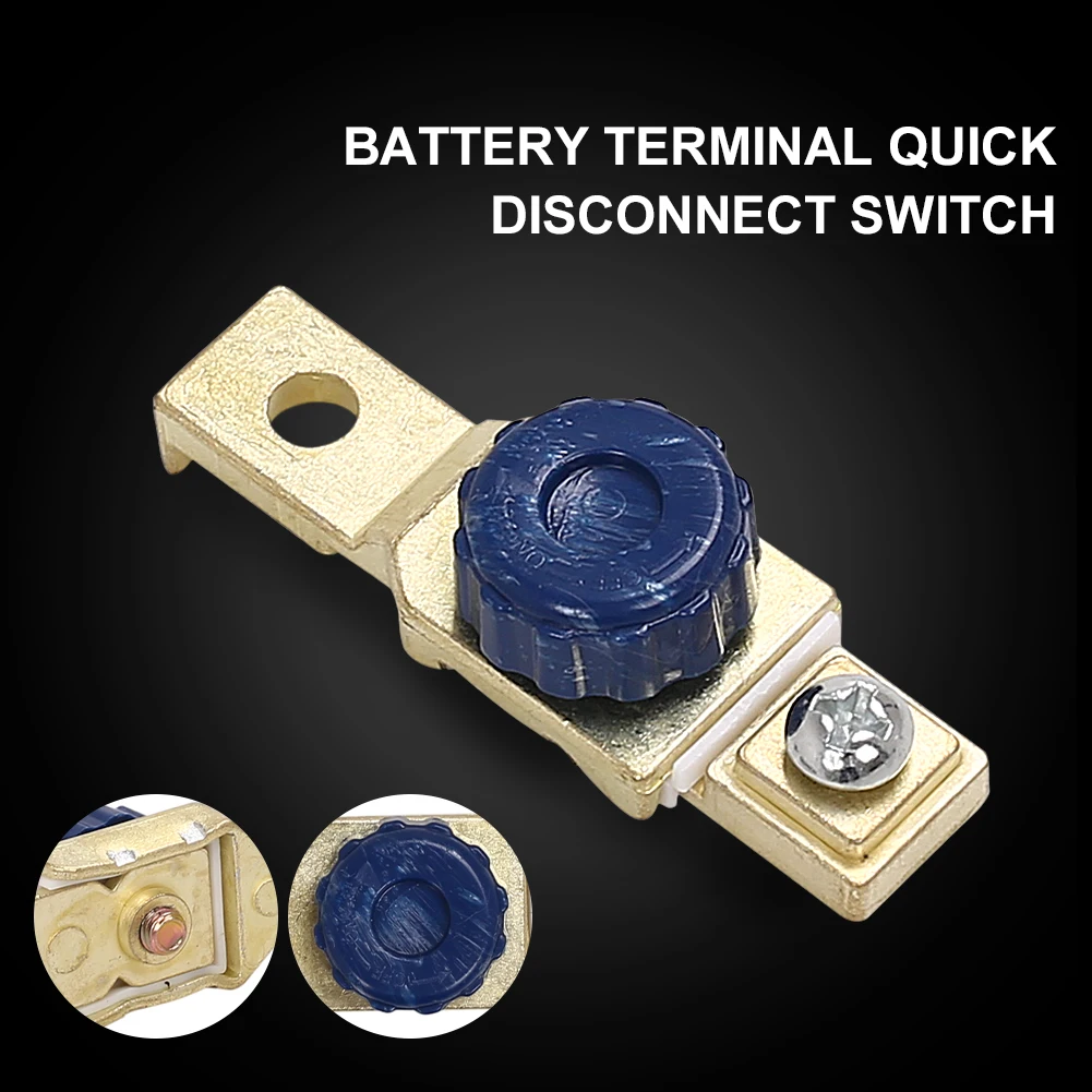 

New Car Motorcycle Battery Terminal Link Quick Cut-off Switch Rotary Disconnect Isolator Car Truck Parts Battery Cut-off Switch