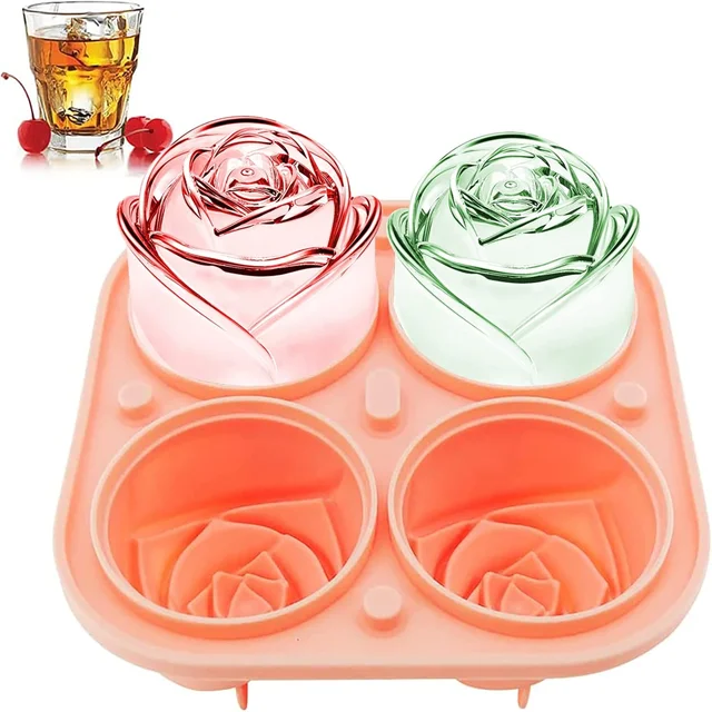 3D Rose Ice Molds 1