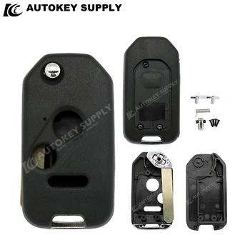 ForHonda 2/2 1/3/3 1 pulsante modificato Flip Car Key Shell (nuovo stile) AKHDF101 AKHDF102 AKHDF133 AKHDF131 AutokeySupply - ForHonda 2 2 1 3 3 1 pulsante modificato Flip Car Key Shell nuovo stile