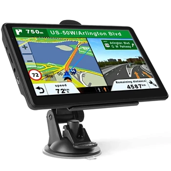 Navigazione GPS per auto/camion Touch screen HD da 7,0" FM+8 GB Bult in Europa Australia America Mappa gratuita