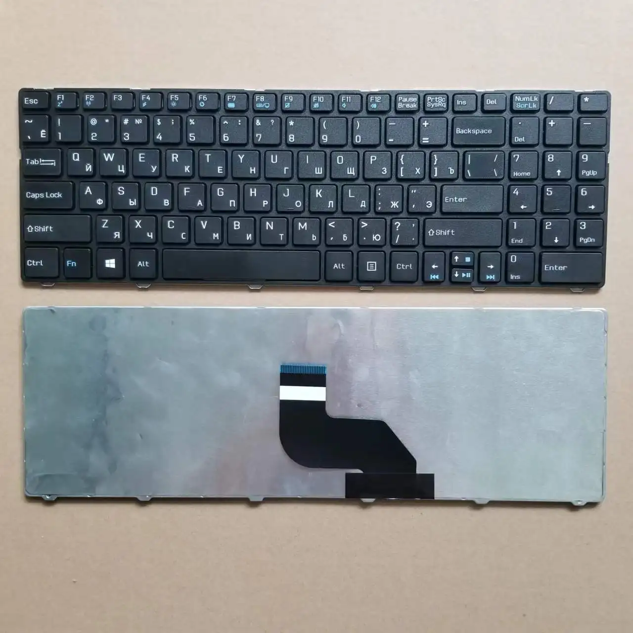 Nuova Tastiera Turca Russa Per Caper H36 H36Y H36Yb H36X Peagtron Medion E6217 Medion Akoya Md97718 Md97719 Nero Ru Tr