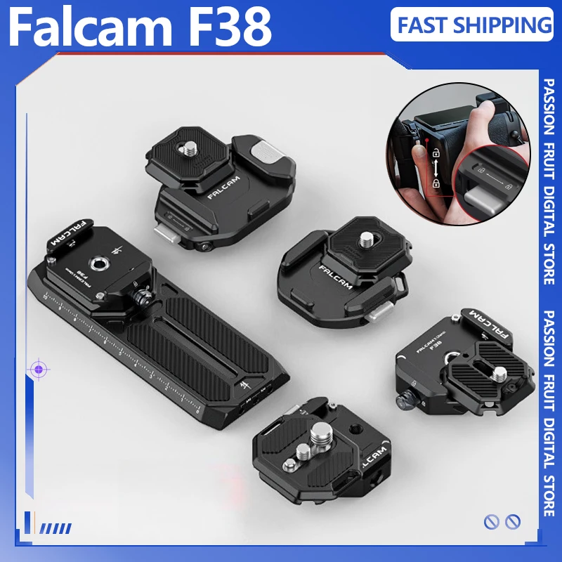 Falcam F38 Quick Release Series Dual Screw Thread Plate Kit V2 for ZHIYUN DJI Canon/Sony/Niko Stabilizer Quick Release kit Gift