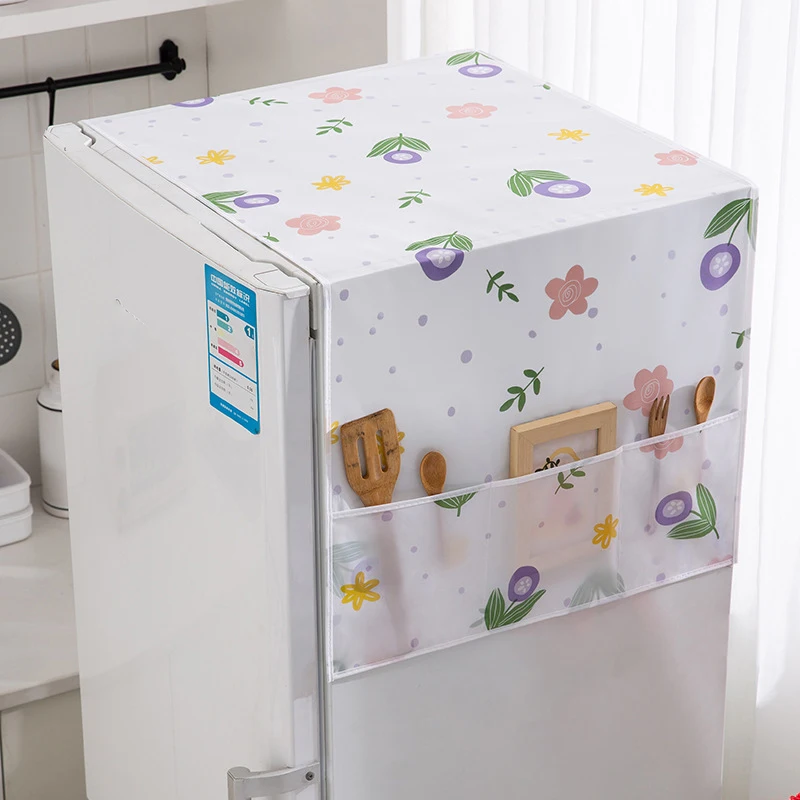 Buy Refrigerator Cover Sea Cotton Cloth Anti-dust Cover Fridge Towel Dust  Cover Online