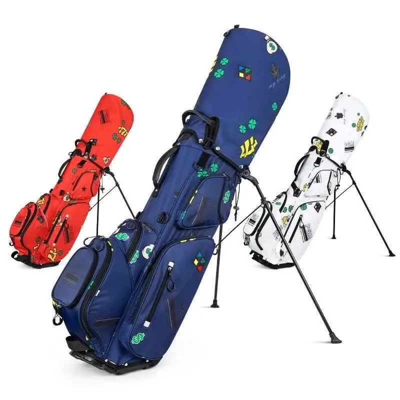 Pgm-男性と女性のためのゴルフスタンドバッグ、超軽量ナイロン