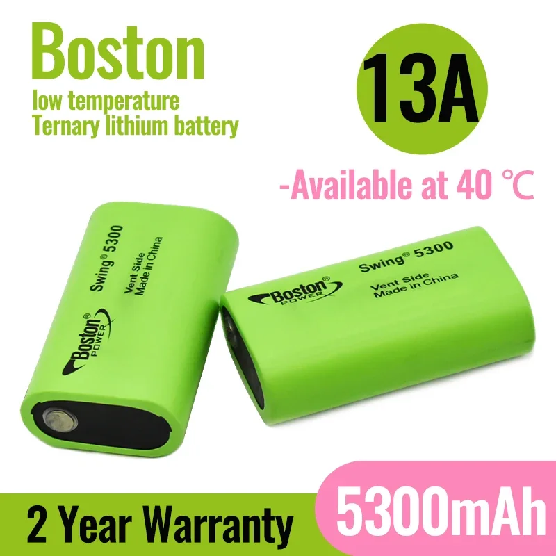 

New Original Battery For BOSTON POWER SWING 5300 5300mAh 3.7V Low Temperature Fuel Lithium Batteries Cell 13A DischargeElectric