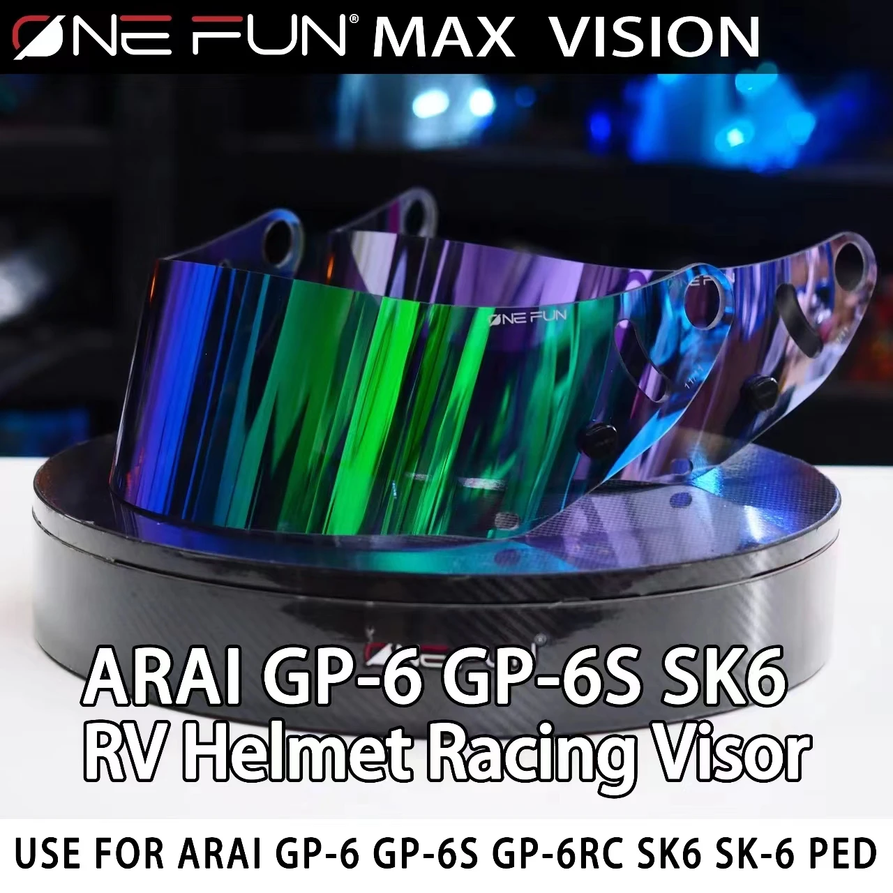 For arai gp6 sk6 ped Visor gp6s Lens GP-6 GP-6S GP-6RC SK-6