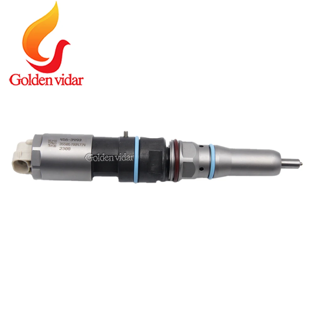 

6pcs/lot Golden Vidar Fuel Injector 456-3493/4563493,for Caterpillar C9.3,336E,diesel common rail injector For CAT Excavator