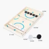 Wooden Bouncing Chess Fast Sling Puck Fun Game Parent Child Interactive Collision Chess Bouncing Like Tabletop Ice Hockey Ball 5