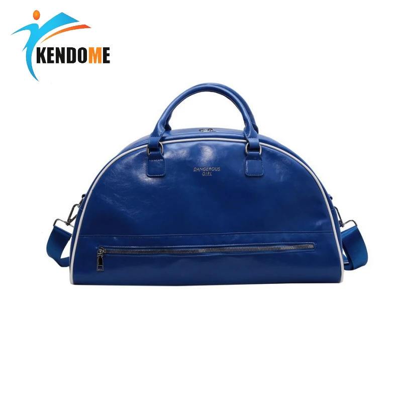 

Leather Yoga Fitness Handbags Casual Travel Women Shoulder Bags Large Capacity Fashion Luggage Pack X435