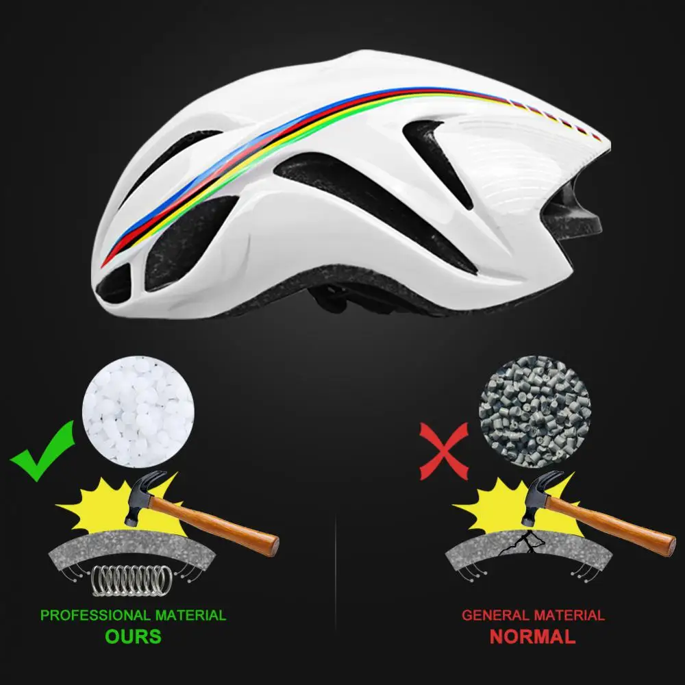Casco Da Ciclismo Aerodinamico Ultraleggero Caschi Da Bici Da Corsa Per Uomo Donna Casco Da Bici Mtb Da Corsa Casco Sportivo Casco Ciclismo