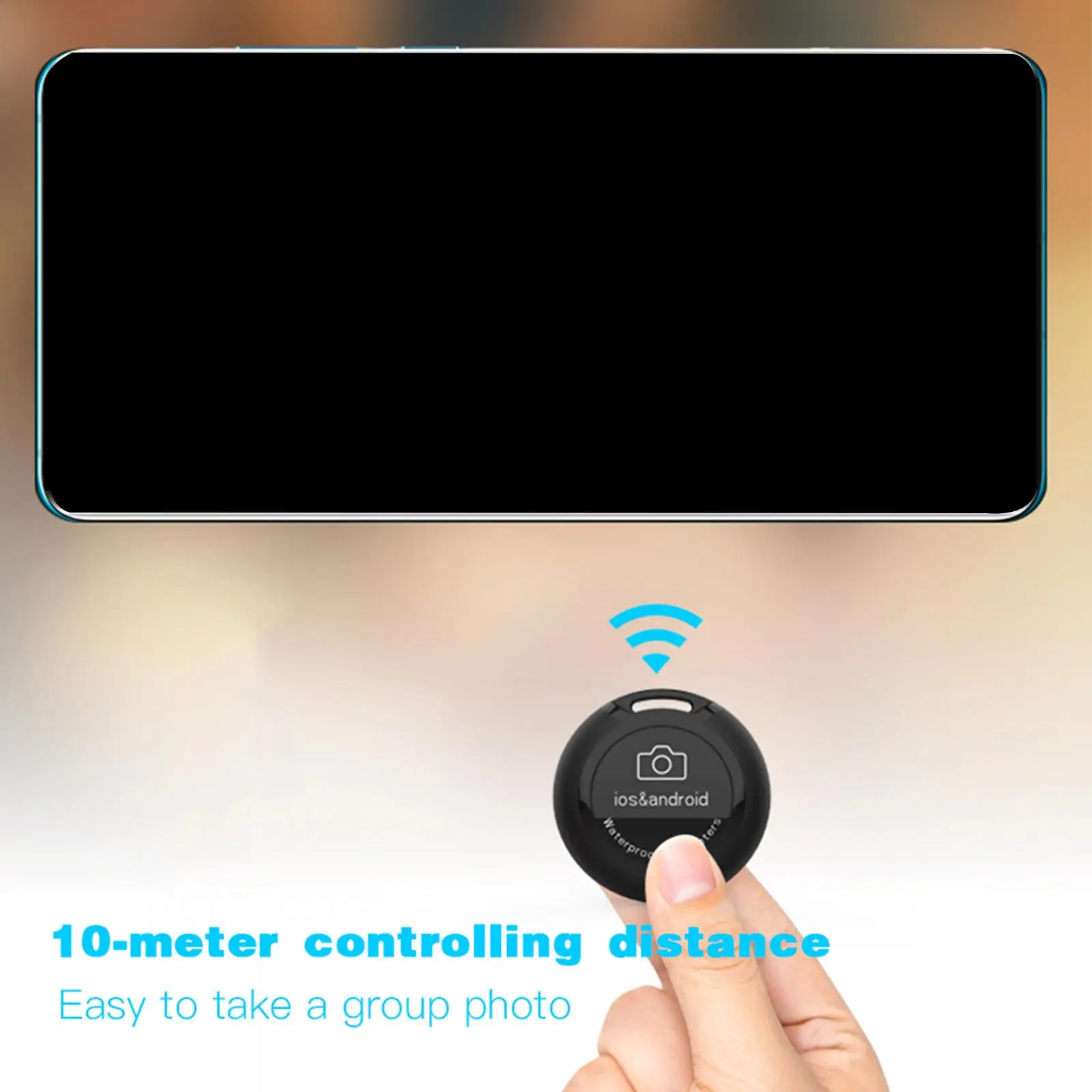 Waterproof Bluetooth Remote Control Button Strong Suction Mini Selfie Artifact Photo Taking Hotel Travel Smartphones