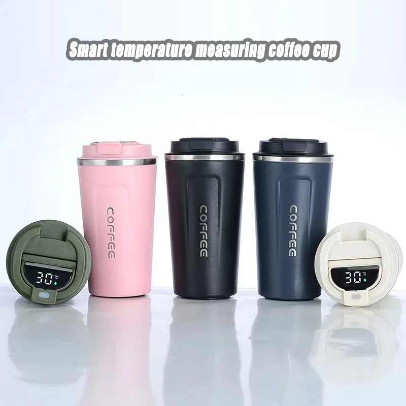 380ml/510ml Ordinary/Smart Thermos Bottle for Coffee LED Temperature
