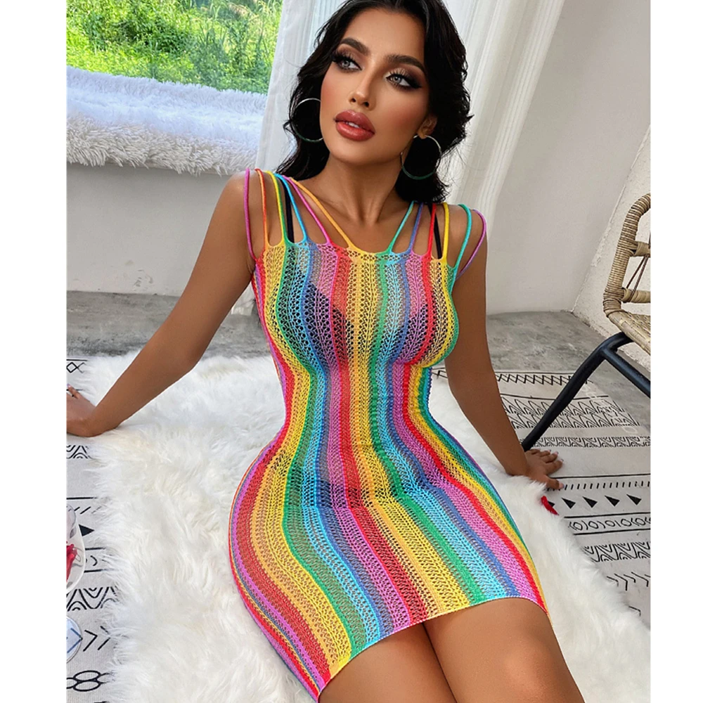 Рисунок 4 - Платье женское полупрозрачное Радужное в полоску