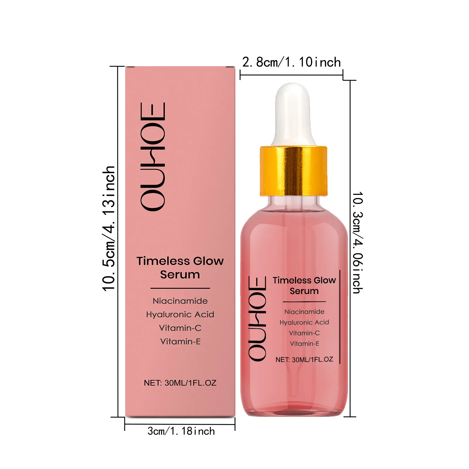 Hyaluronic Acid Firming Serum Moisturizing Fade Fine Lines Wrinkle Smoothing Even Skin Tone Brightening Facial Care Essence 6