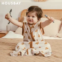 Sleeping Bag For Babies 3-24Months Boys Girls Summer Sleep Sack Vest Thin Breathable 0.5Tog 2-Ways Zipper Nappy Changing Bag 1