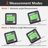 Mini Digital Angle Meter 4*90° Inclinometer With Magnetic Base Level Finder Protractor Angle Ruler Measuring Tool 4