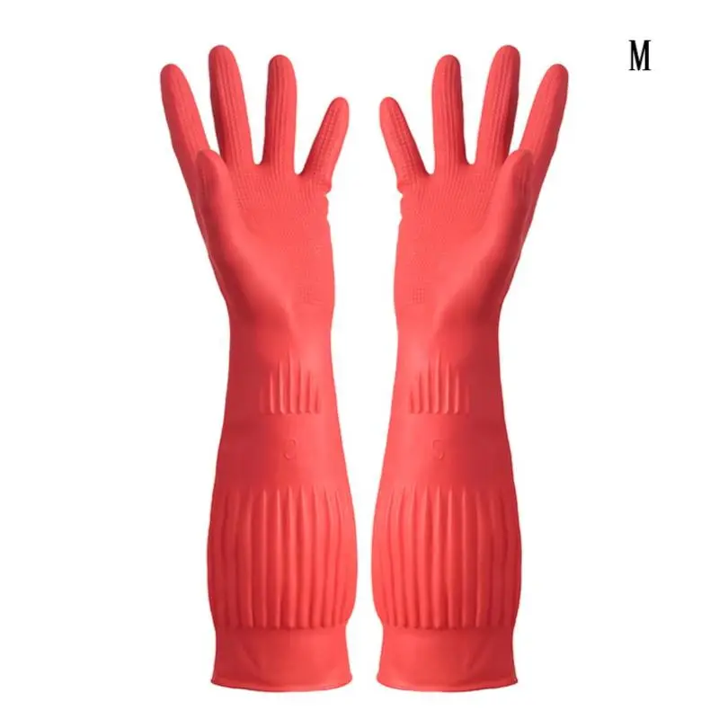 Довгі багаторазові гумові рукавички для миття посуду Нековзкі рукавички для домашнього прибирання Кухня Домашня робота Посуд Автомобілі Садівництво Робочі рукавички