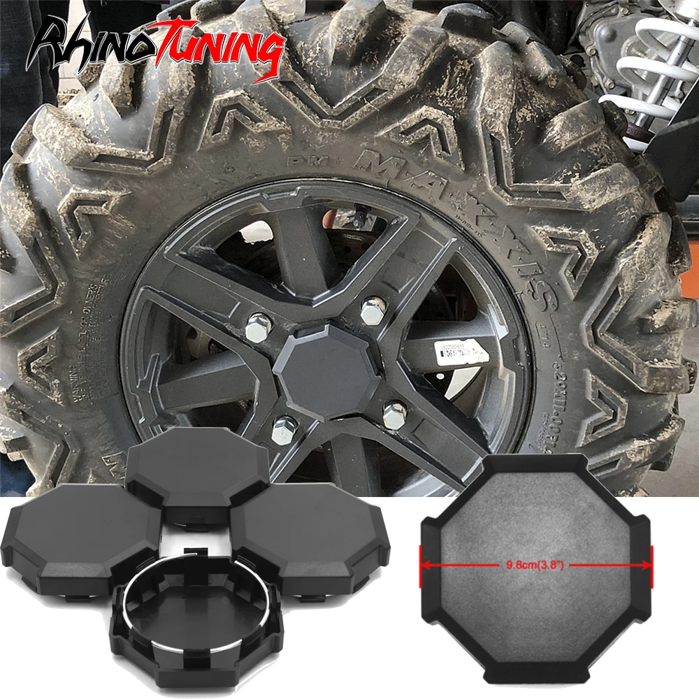 1pc4pcsWheelTireCenterHubCapCover98mmForPolarisRZR1000UTV