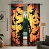 2Pcs Japanese Anime Samurai Windows Curtains Crow Curtain Theme For Living Room Bedroom Modern Simplistic Drapes 4