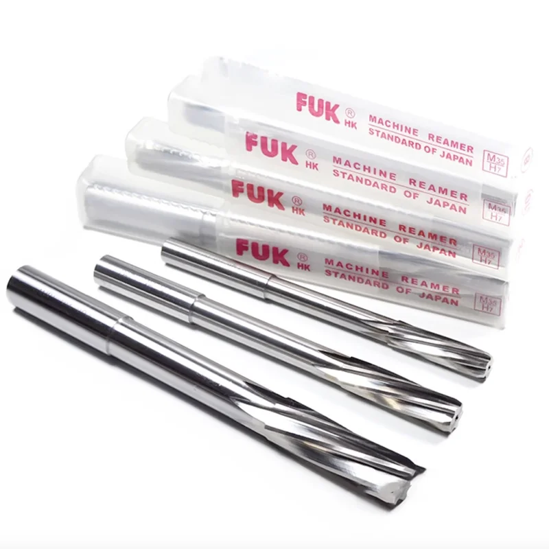 1pcs Japan FUK-HK HSSE M35 H7 Metric Chucking Screw Reamer Square Head Reamer 2 3 4 5 6 7 8 9 10- 25mm Machine Reamer 5