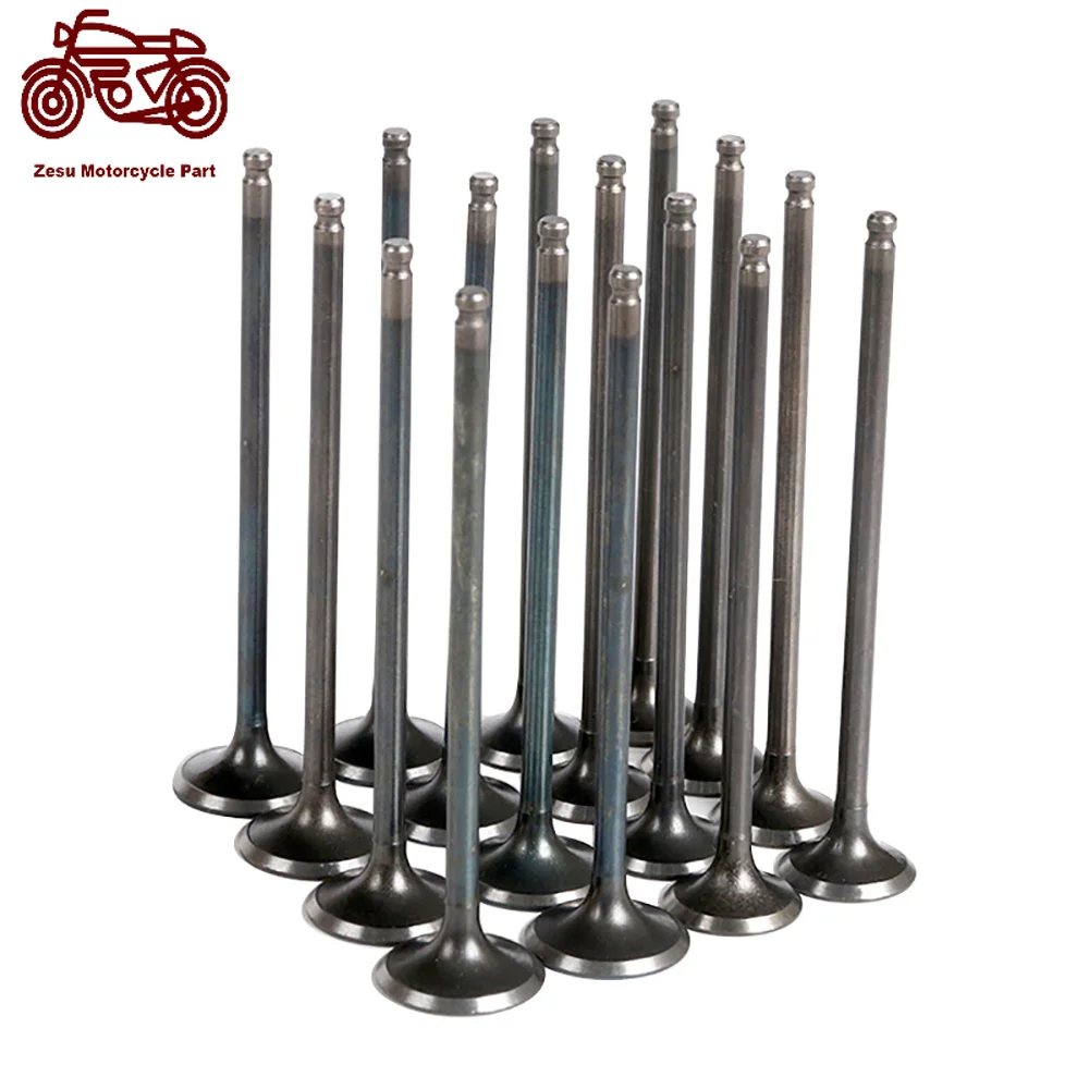 

Motor Bike Engine Parts Intake & Exhaust Valves Stem Kit For Yamaha 1HX FZR250 FZR 250 Inlet Outlet Input Output Intake Valve
