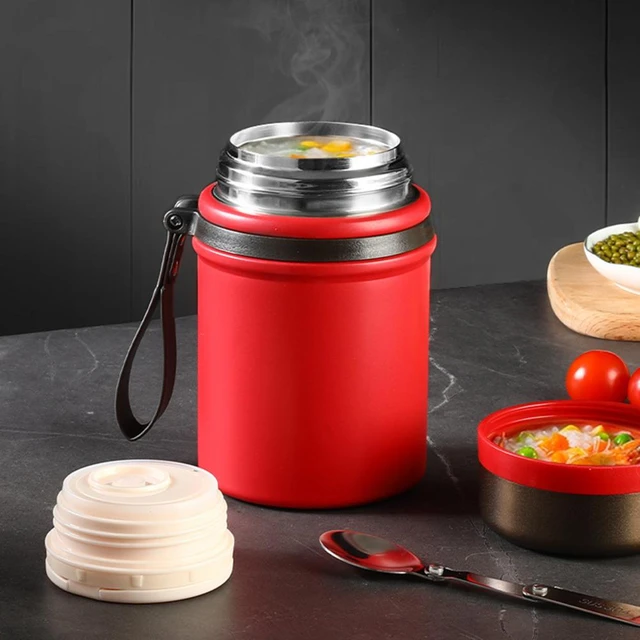 Thermos For Hot Food - 800ml Insulated Food Jar, Leak Proof Food