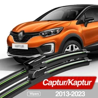 For Renault Captur Kaptur 2013-2023 Front Windshield Wiper Blades 2x Windscreen Window Accessories 2014 2015 2016 2017 2019 2021 1