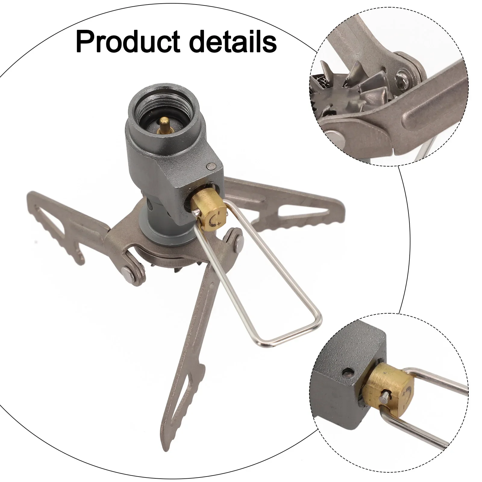 BRS3000T Portable Gas Stove, Lightweight Alloy Stove, High Efficiency, Perfect for Outdoor Cooking and Camping