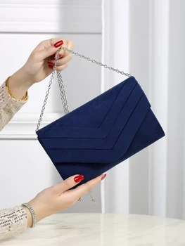 Borsa da sera in velluto lussuosa ed elegante e squisita per donne, ragazze delle feste, spose per partecipare a feste, matrimoni e riunioni.