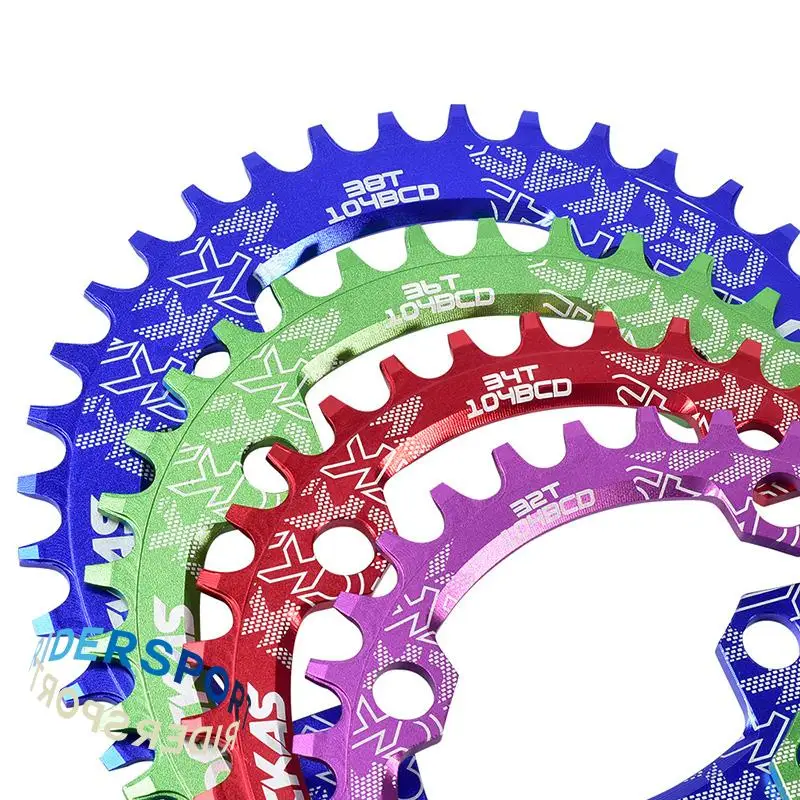Deckas  ̵ 104 BCD ũ üθ  32T 34 ġ 36T 38T  ũũ MTB ÷Ʈ 104BCD   