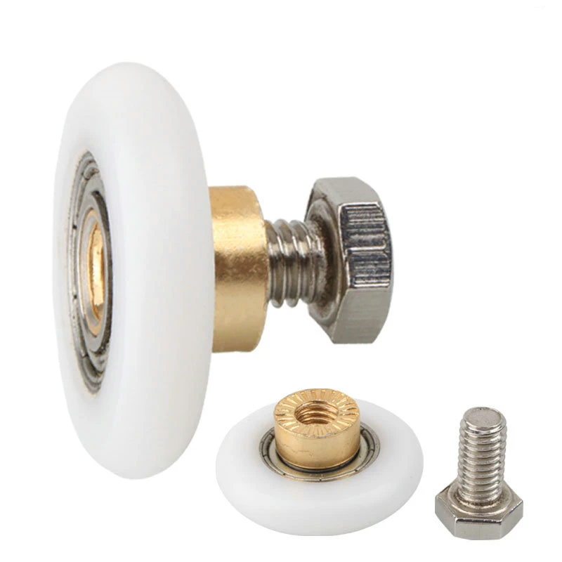 1 2 4pcs Door Roller Shower Rooms Cabins Pulley Shower Room Roller Runners Wheels Pulleys Diameter 20 23 25 27mm shower room pulley shower door rollers sliding door roller shower room rollers sliding door pulley