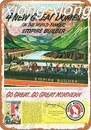 

Metal Sign - 1955 Great Northern Railway Domed Cars - Vintage Look
