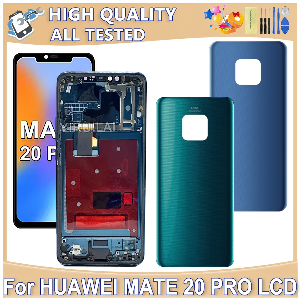 Audiosystem Batteria Per Huawei Mate 20 Pro (LYA-L09) E P30 Pro (VOG-L29): HB486486ECW, 8h Autonomia, Con Kit Di Montaggio